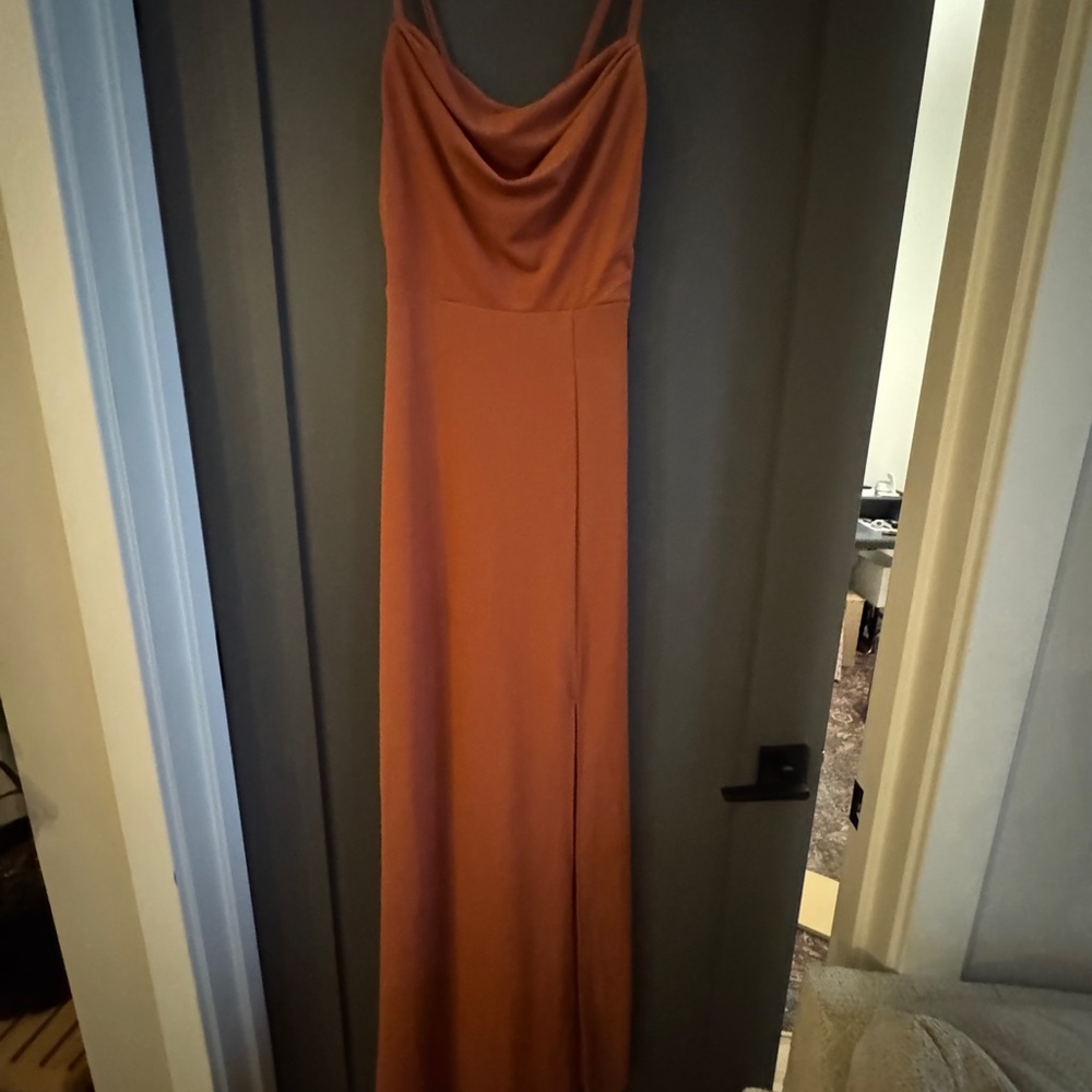 Birdy Grey Terracotta Orange Dress